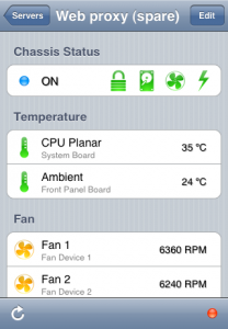 IPMI touch - temperature